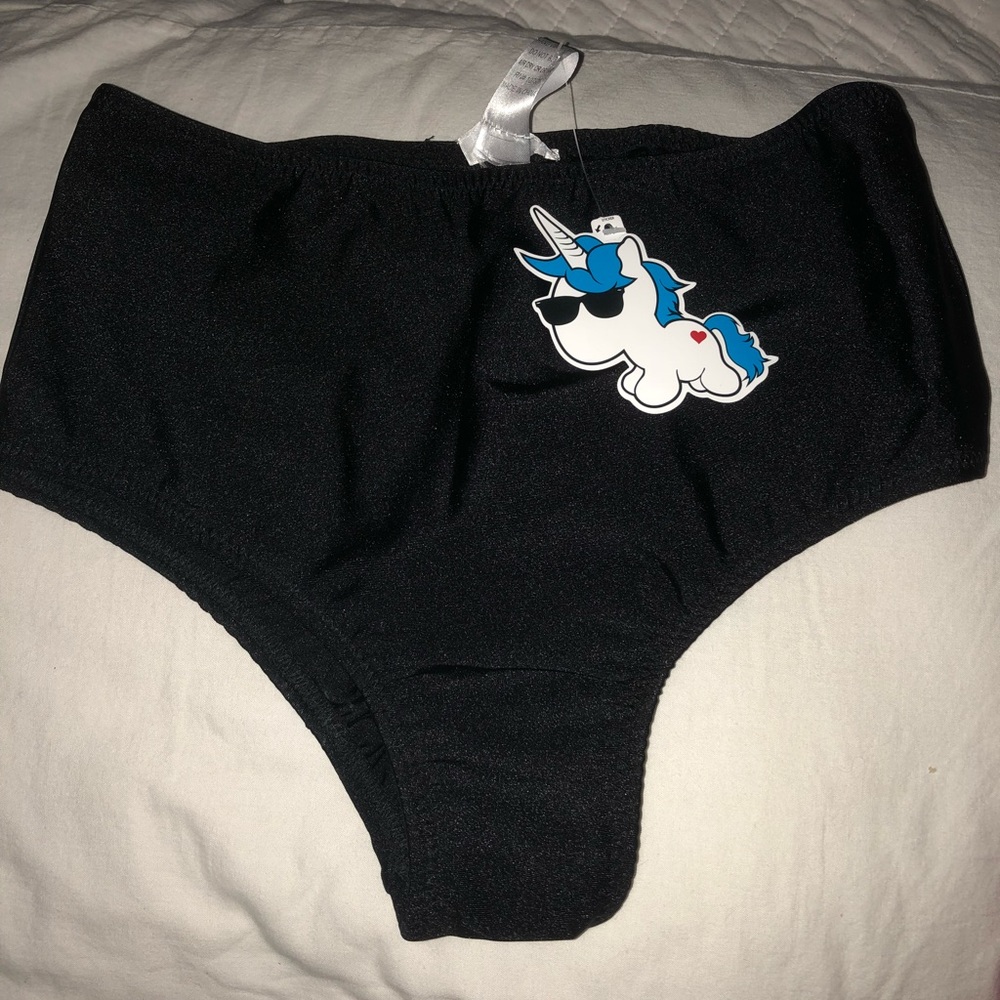 Black high waisted rave booty shorts